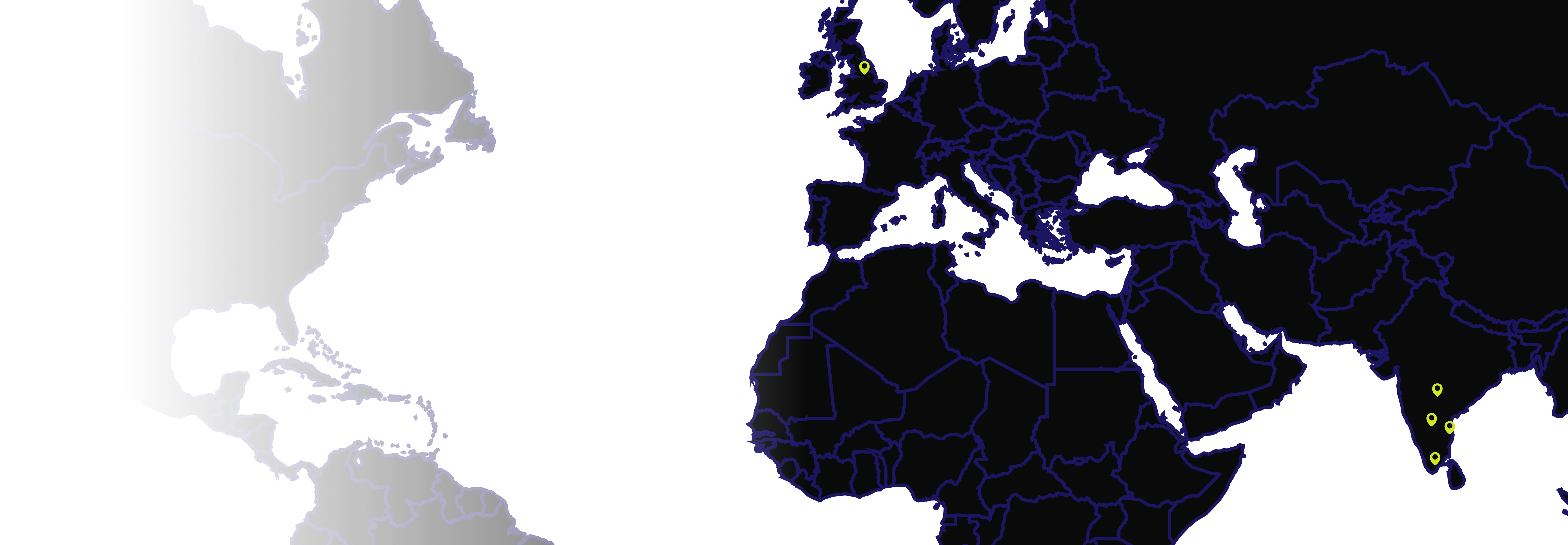 Office locations map